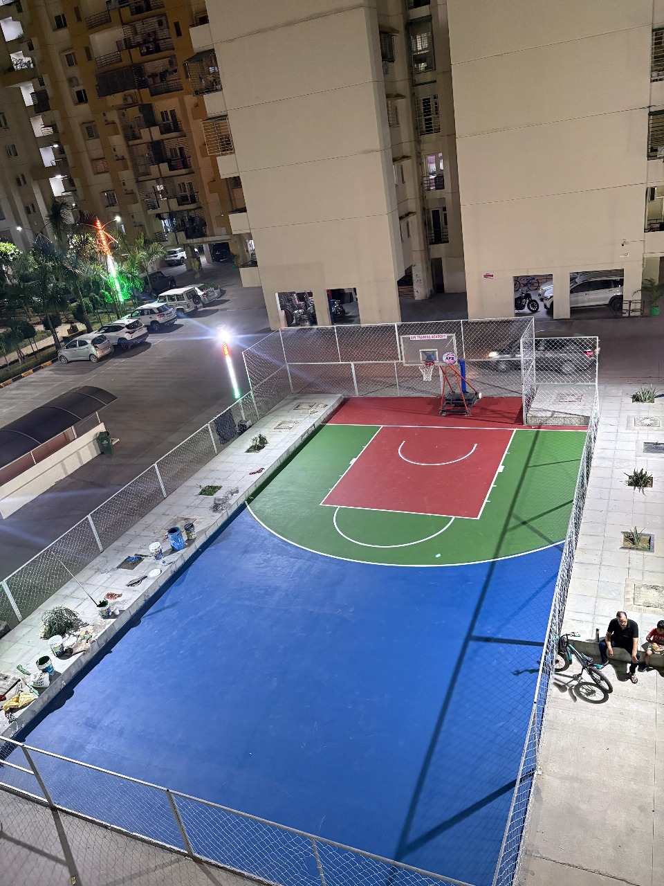 Alaknanda Apartment,HALF Basketball Court 